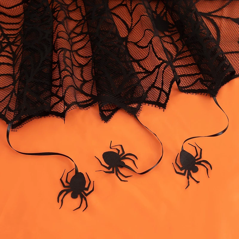 Elrene Home Fashions Crawling Halloween Tablecloth, 60"x84"