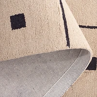 Martha Stewart Sofia Geometric Hand Tufted 6' X 6' Indoor Square Area Rug
