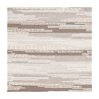 Martha Stewart Edna Stripe Hand Tufted 6' X 6' Indoor Square Area Rug