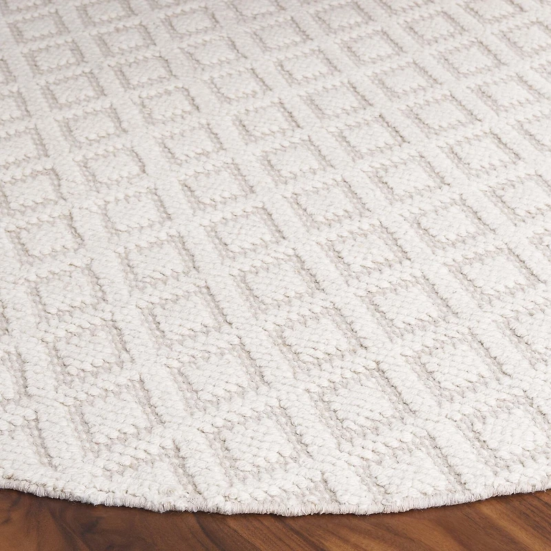 Martha Stewart Lyla Geometric Woven 6' X 6' Indoor Round Area Rug