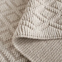 Martha Stewart Lyla Geometric Woven 6' X 6' Indoor Round Area Rug