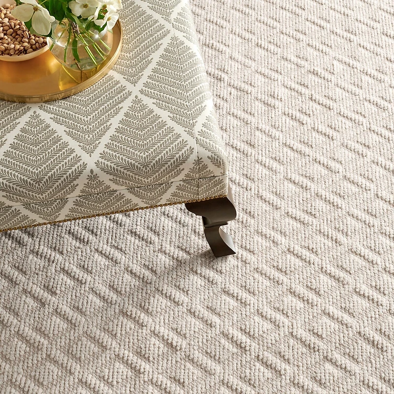 Martha Stewart Lyla Geometric Woven 6' X 6' Indoor Round Area Rug