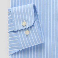 Stafford Premium Mens Regular Fit Stretch Fabric Wrinkle Free Long Sleeve Dress Shirt