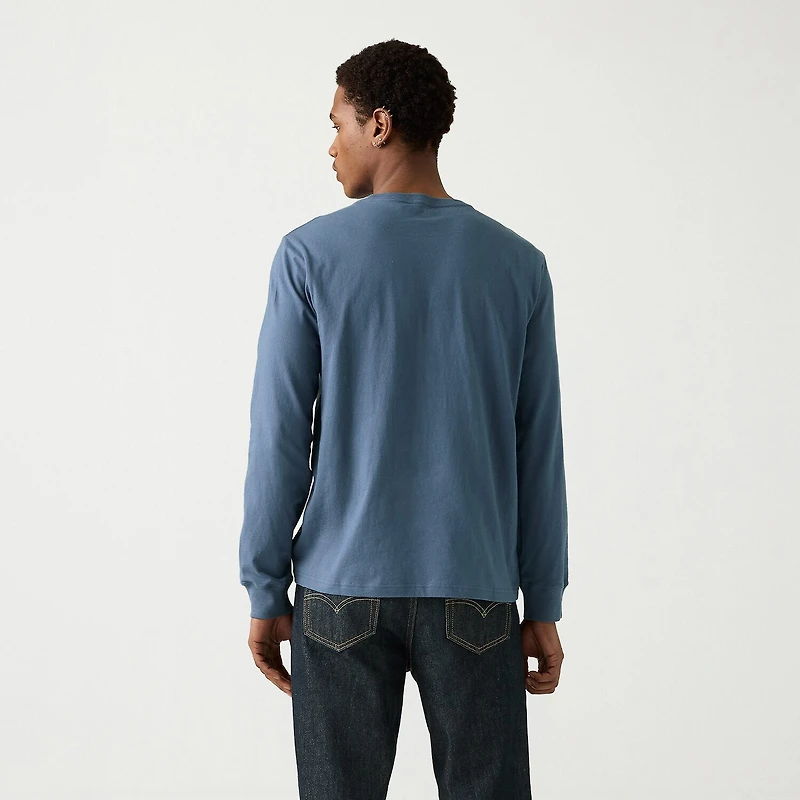 Levi's® Mens Crew Neck Long Sleeve Relaxed Fit Graphic T-Shirt