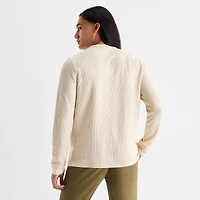 mutual weave Mens Crew Neck Long Sleeve Regular Fit Thermal Top