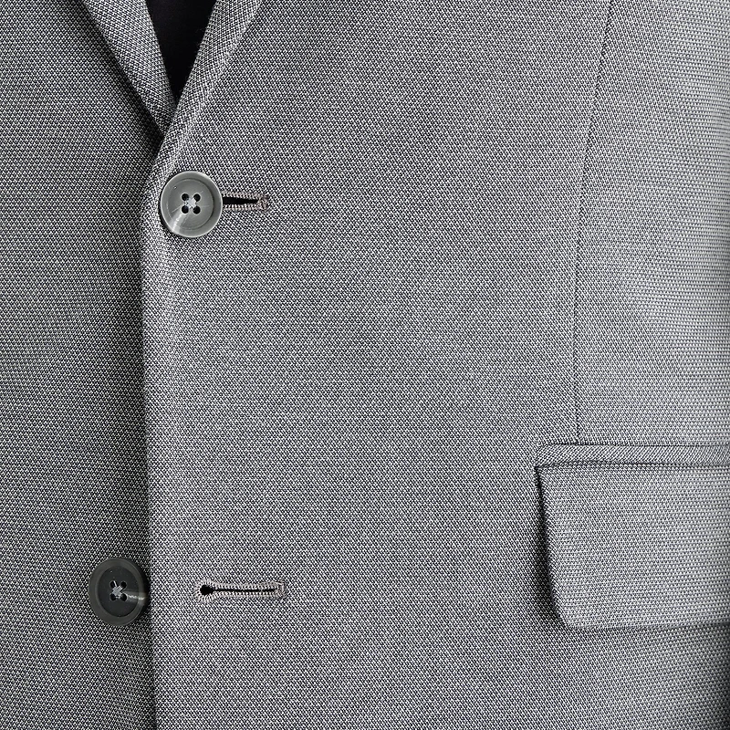 J. Ferrar Mens Knit Stretch Fabric Slim Fit Sport Coat