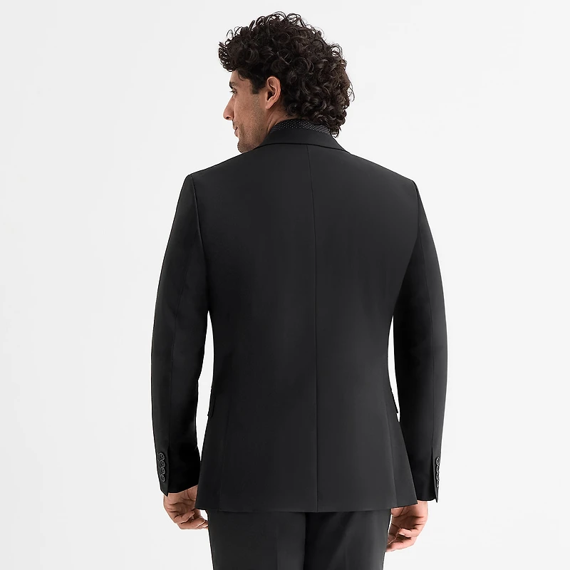 J. Ferrar Ultra Comfort Mens Stretch Fabric Slim Fit Suit Jacket