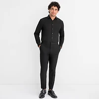 J. Ferrar Ultra Comfort Crop Ankle Mens Slim Fit Tuxedo Pant