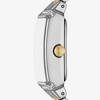 Relic By Fossil Natalie Womens Two Tone Bracelet Watch Zr37304