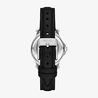 Relic By Fossil Matilda Womens Silver Tone Leather Strap Watch Zr37308