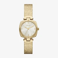 Relic By Fossil Megan Womens Gold Tone Stainless Steel Bracelet Watch Zr37311
