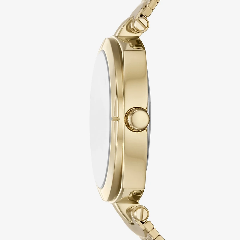 Relic By Fossil Megan Womens Gold Tone Stainless Steel Bracelet Watch Zr37311