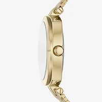 Relic By Fossil Megan Womens Gold Tone Stainless Steel Bracelet Watch Zr37311