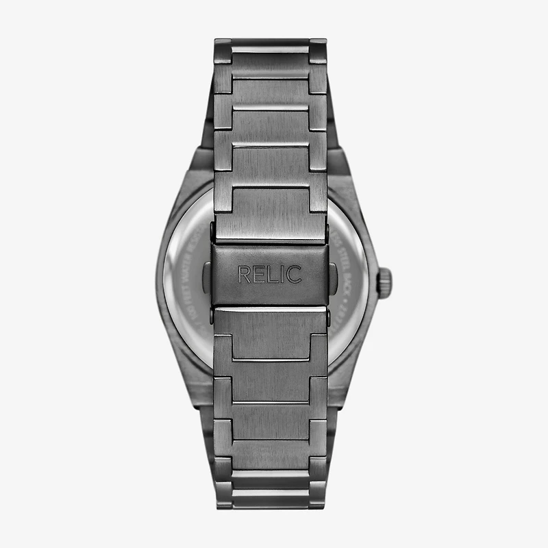 Relic By Fossil Oliver Mens Gray Bracelet Watch Zr77342
