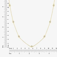 (G-H, Si2-I1) Womens 1/8 CT. T.W. Lab Grown White Diamond Star 2-pc. Pendant Necklace Set
