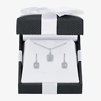 (G-H, Si2-I2) Womens Diamond Accent Lab Grown White Diamond 2-pc. Pendant Necklace Set