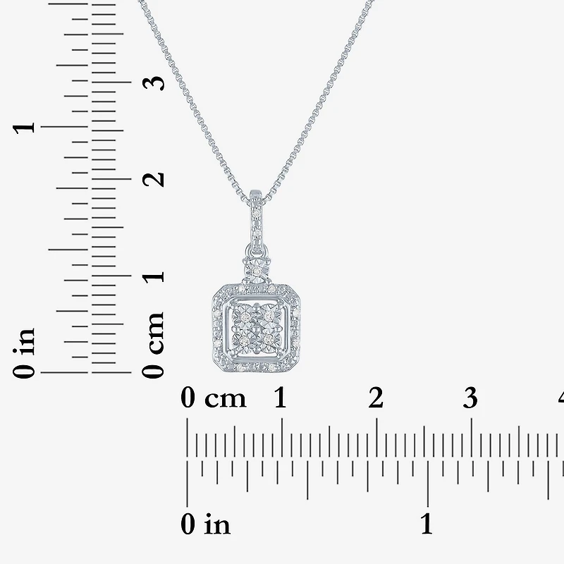 (G-H, Si2-I2) Womens Diamond Accent Lab Grown White Diamond 2-pc. Pendant Necklace Set