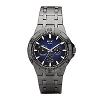 Relic By Fossil Mens Multi-Function Gray Stainless Steel Bracelet Watch Zr15533