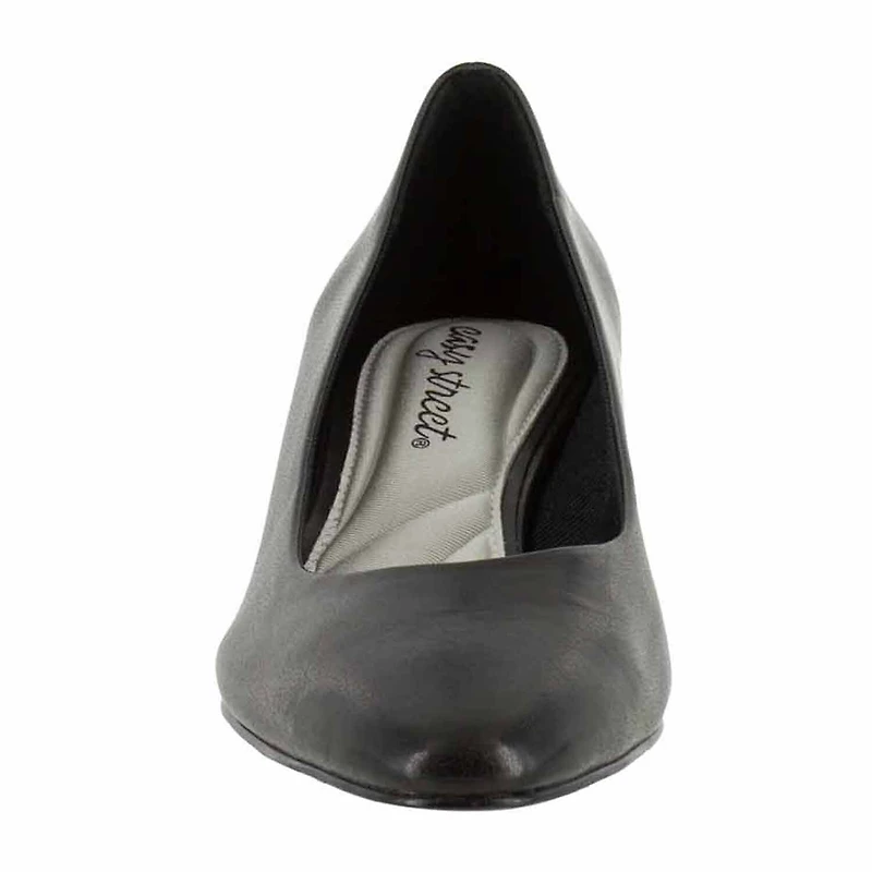 Easy Street Prim Womens Round Block Heel Pumps