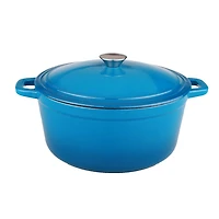 BergHOFF Neo Cast Iron Oval Covered Casserole 5-qt.