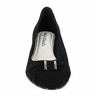 Easy Street Eloise Womens Round Block Heel Pumps