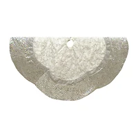 Kurt Adler Silver Indoor Tree Skirt