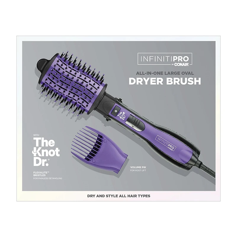 Conair Infinite Pro Knot Dr Detangling Hot Air Brush Hot Air Brush