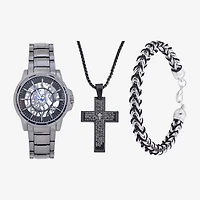 Mens Multicolor 3-pc. Watch Boxed Set Mac7096jc