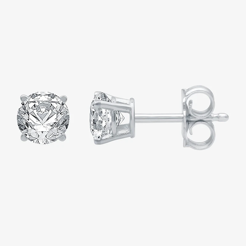 Ever Star 1 CT. T.W. Lab-Grown (G / SI1-SI2) Diamond 10K or 14K Gold Round Stud Earrings