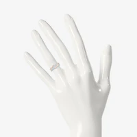 Love Lives Forever Womens 1/2 CT.T.W. Natural Diamond 10K Rose Gold Sterling Silver Bridal Set