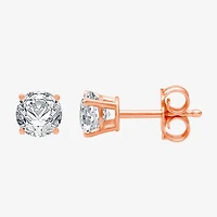 ( H-I/SI2-I1 ) 1/4 CT. T.W. Lab-Grown Diamond 14K Gold 3.2mm Round Stud Earrings