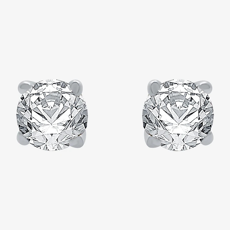 ( G/SI1-SI2 ) 1/4 CT. T.W. Lab-Grown Diamond 14K Gold Round Stud Earrings