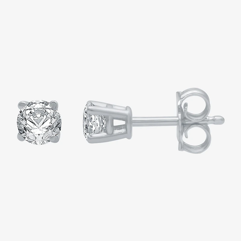 ( G/SI1-SI2 ) 1/4 CT. T.W. Lab-Grown Diamond 14K Gold Round Stud Earrings
