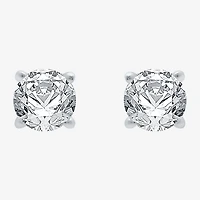 ( G/SI1-SI2 ) 3/8 CT. T.W. Lab-Grown Diamond 10K Gold Round Stud Earrings