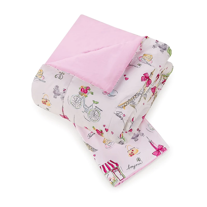 Urban Playground Pretty Paris Reversible Comforter Set