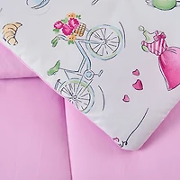 Urban Playground Pretty Paris Reversible Comforter Set