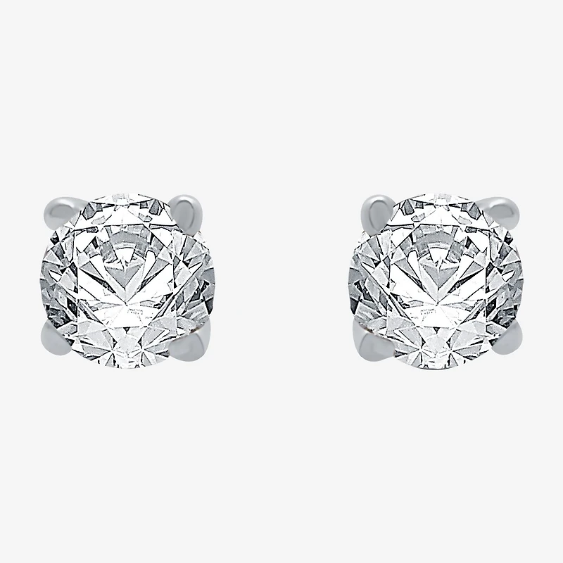 Classic Collection 1/4 CT. T.W. Natural White Diamond 10K Gold 3.2mm Stud Earrings
