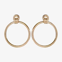 JS Jessica Simpson Gold Tone Womens Drop Earrings