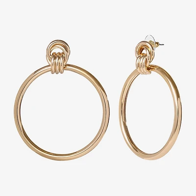 JS Jessica Simpson Gold Tone Womens Drop Earrings