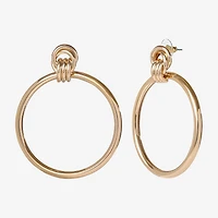 JS Jessica Simpson Gold Tone Womens Drop Earrings