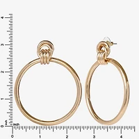 JS Jessica Simpson Gold Tone Womens Drop Earrings