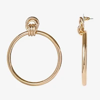 JS Jessica Simpson Gold Tone Womens Drop Earrings