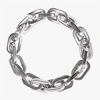 JS Jessica Simpson Silver Tone Womens Stretch Bracelet