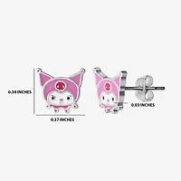Womens Hello Kitty Kuromi My Melody 2 Pair Earring Set