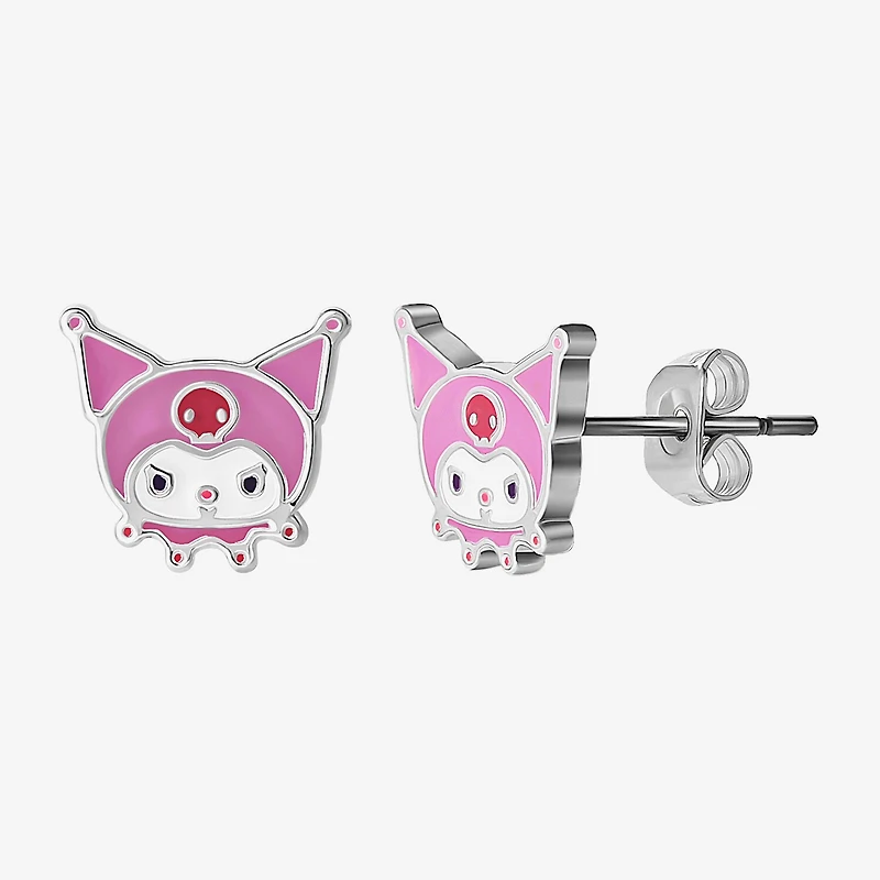 Womens Hello Kitty Kuromi My Melody 2 Pair Earring Set