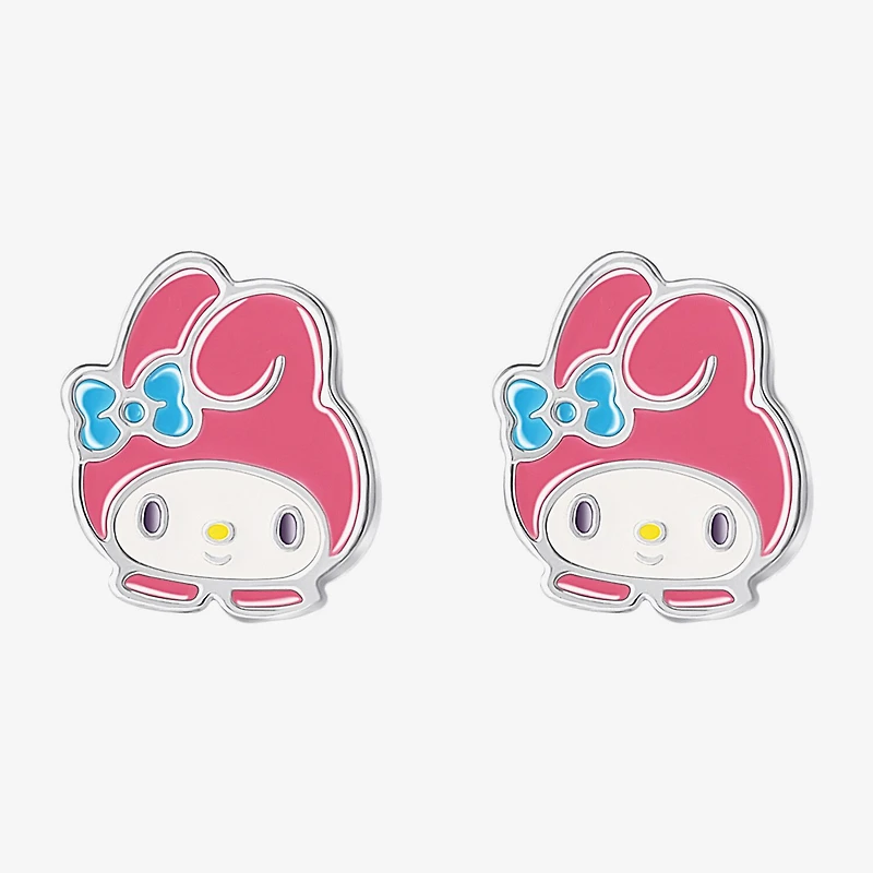 Womens Hello Kitty Kuromi My Melody 2 Pair Earring Set
