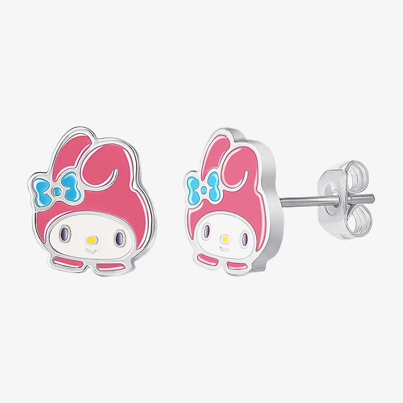 Womens Hello Kitty Kuromi My Melody 2 Pair Earring Set