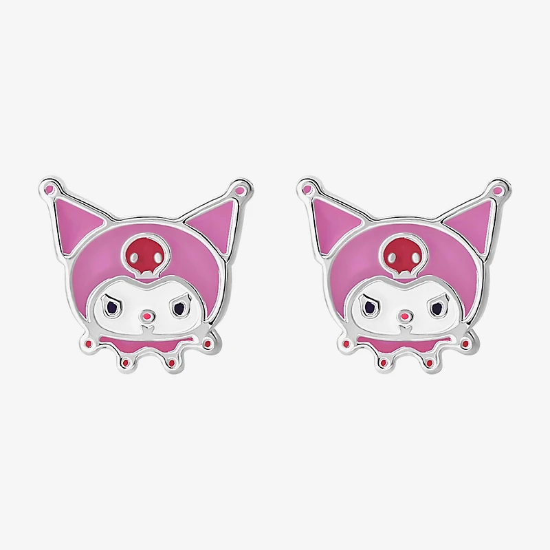 Womens Hello Kitty Kuromi My Melody 2 Pair Earring Set