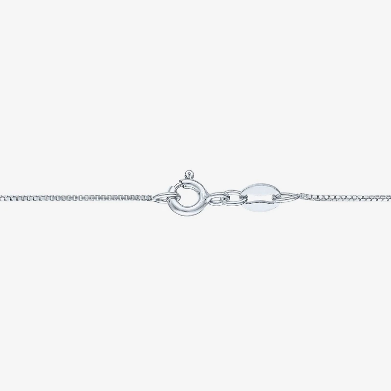 (G-H / I1-I2) Womens 1/5 CT. Lab Grown White Diamond Sterling Silver Round 18 Inch Pendant Necklace
