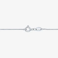 (G-H / I1-I2) Womens 1/5 CT.  Lab Grown White Diamond Sterling Silver Round 18 Inch Pendant Necklace